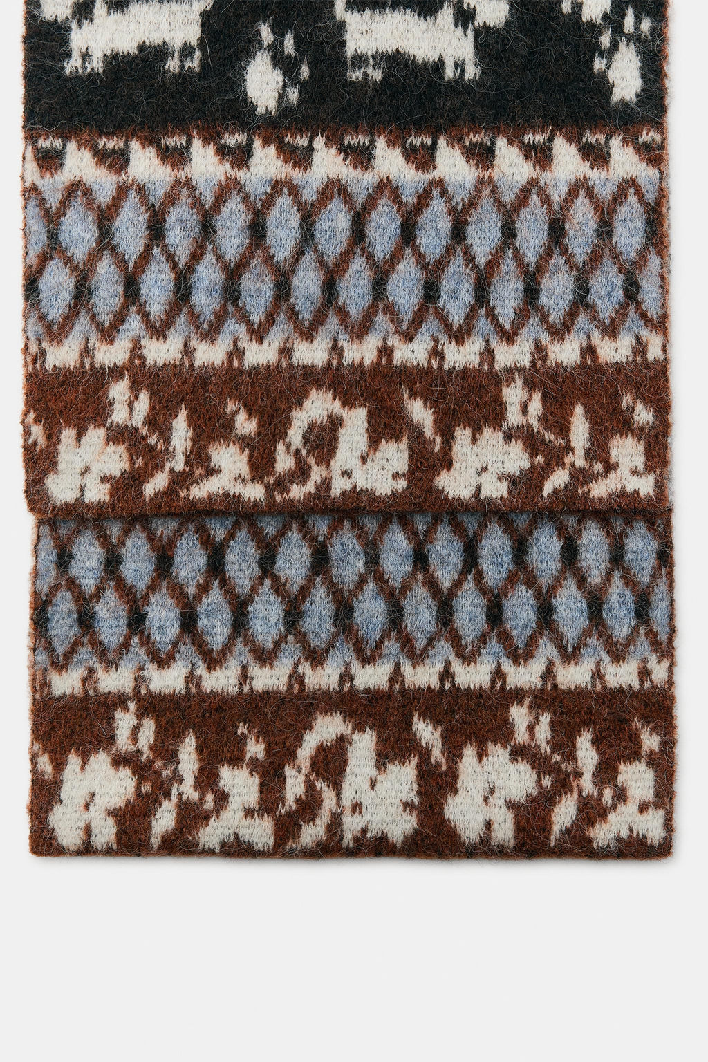 PRINTED KNIT SCARF - Zara фото 4