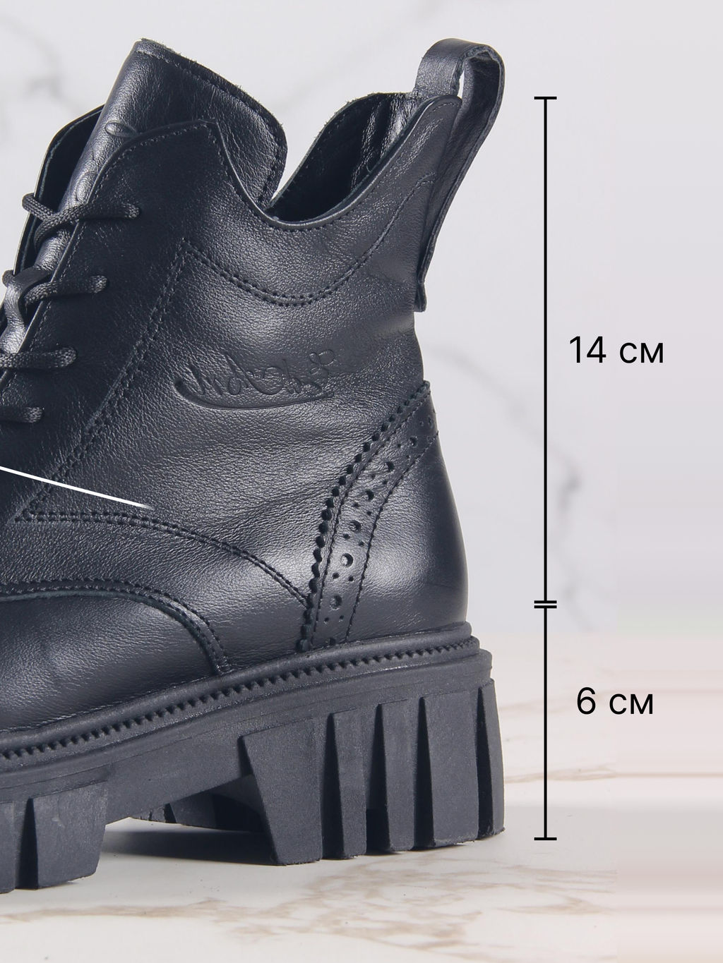 Ботинки EDART 338.21153bl.black/мех фото 5