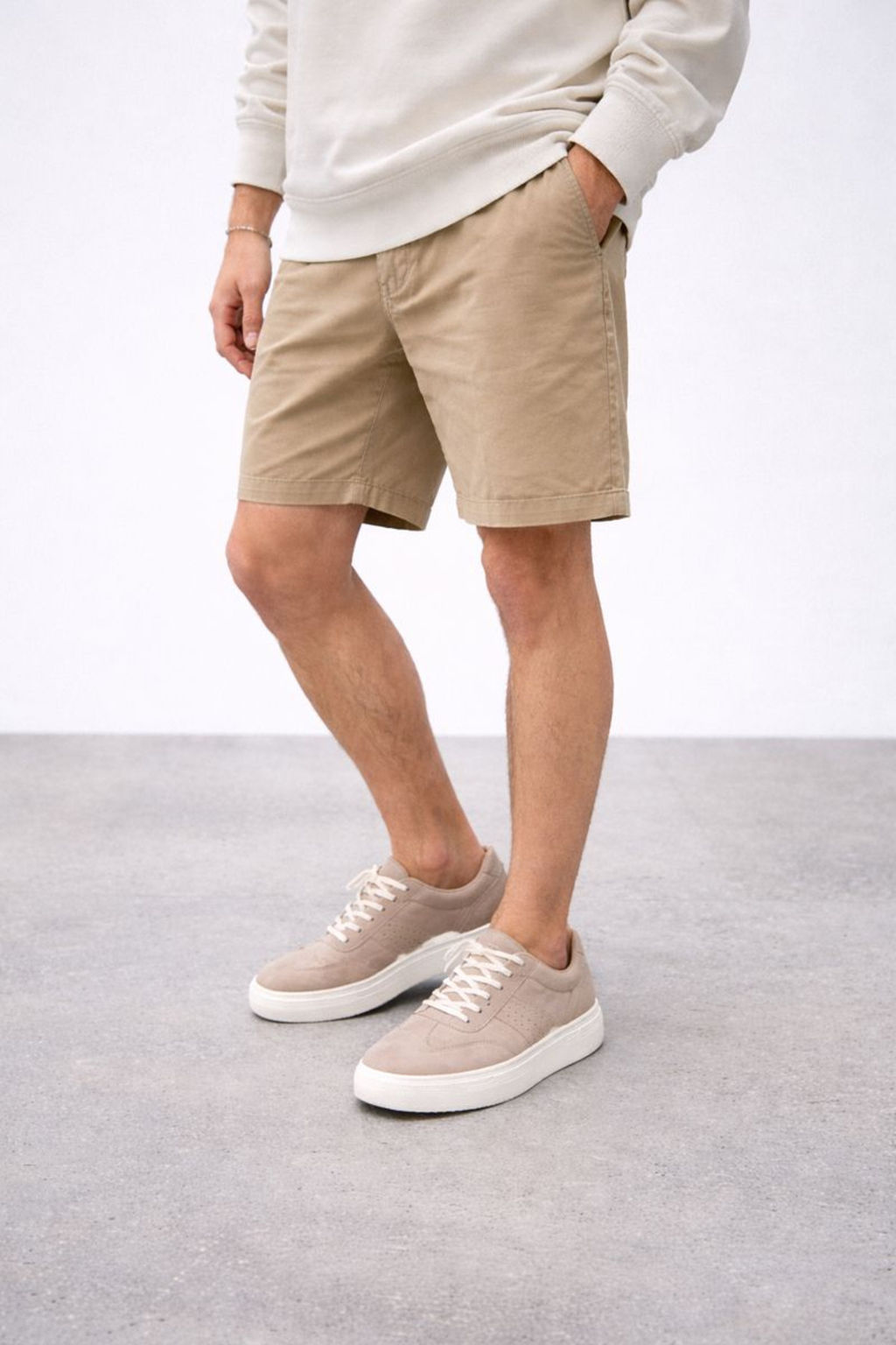 Vizon Suet Erkek Sneaker TAKSS26SN00008 - Trendyolmilla фото 2