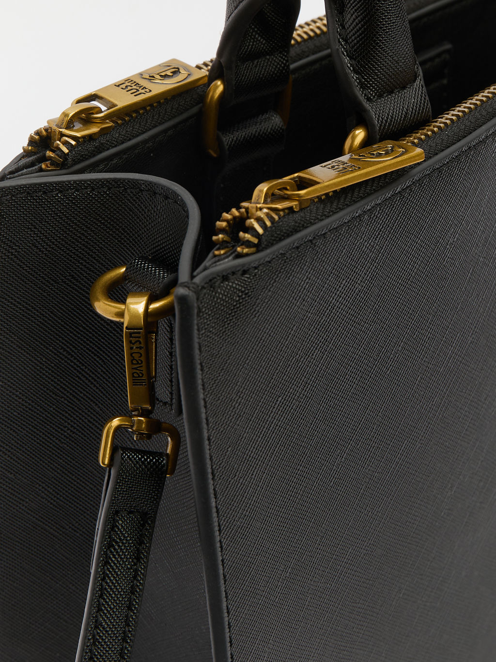 Женский тоут JUST CAVALLI JC FOULARD ICONIC LEOPARD Артикул 4107696, черный фото 2