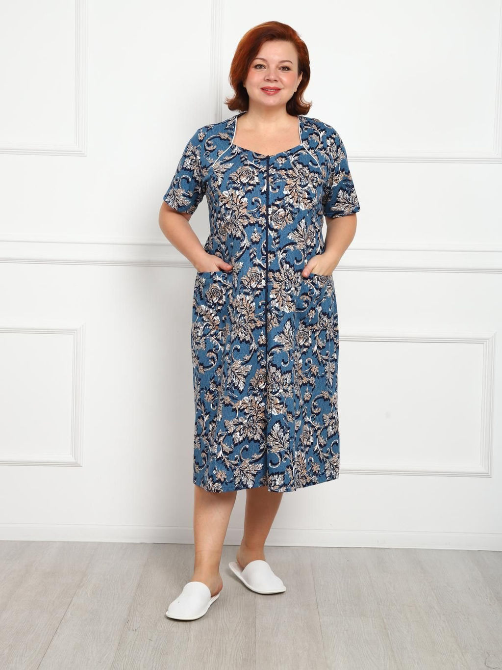 IV-CAPRIZ Ефимия - халат синий