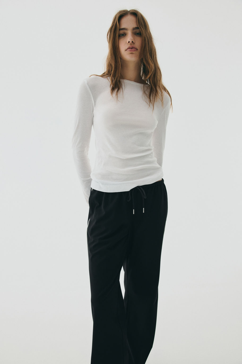 Pantal?n con cord?n de ajuste - H&m фото 3