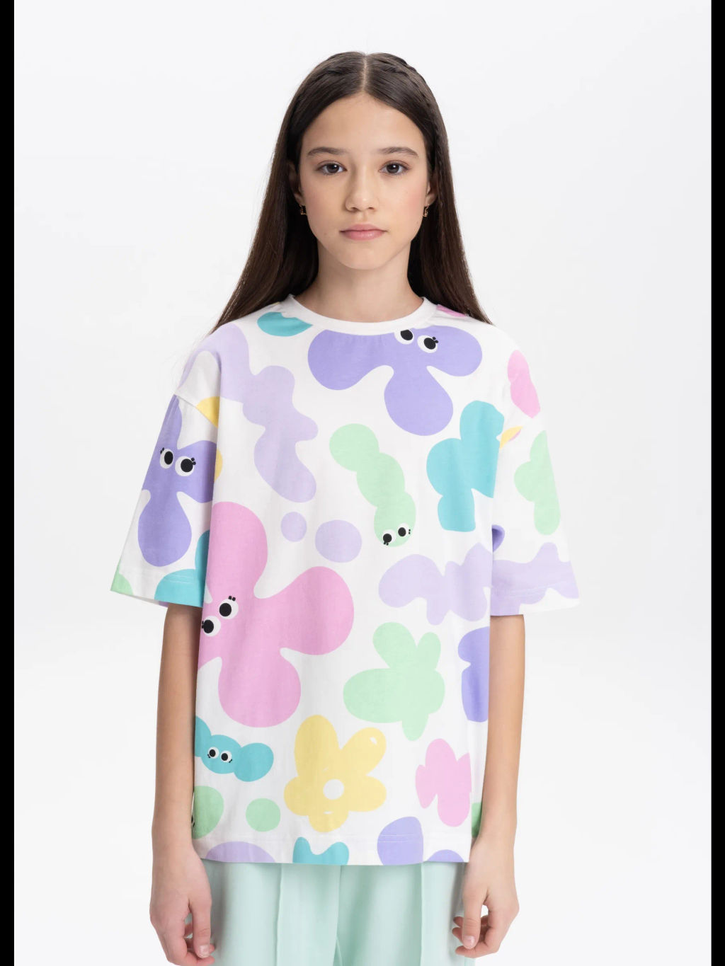 PELICAN, футболка для девочек, Молочный