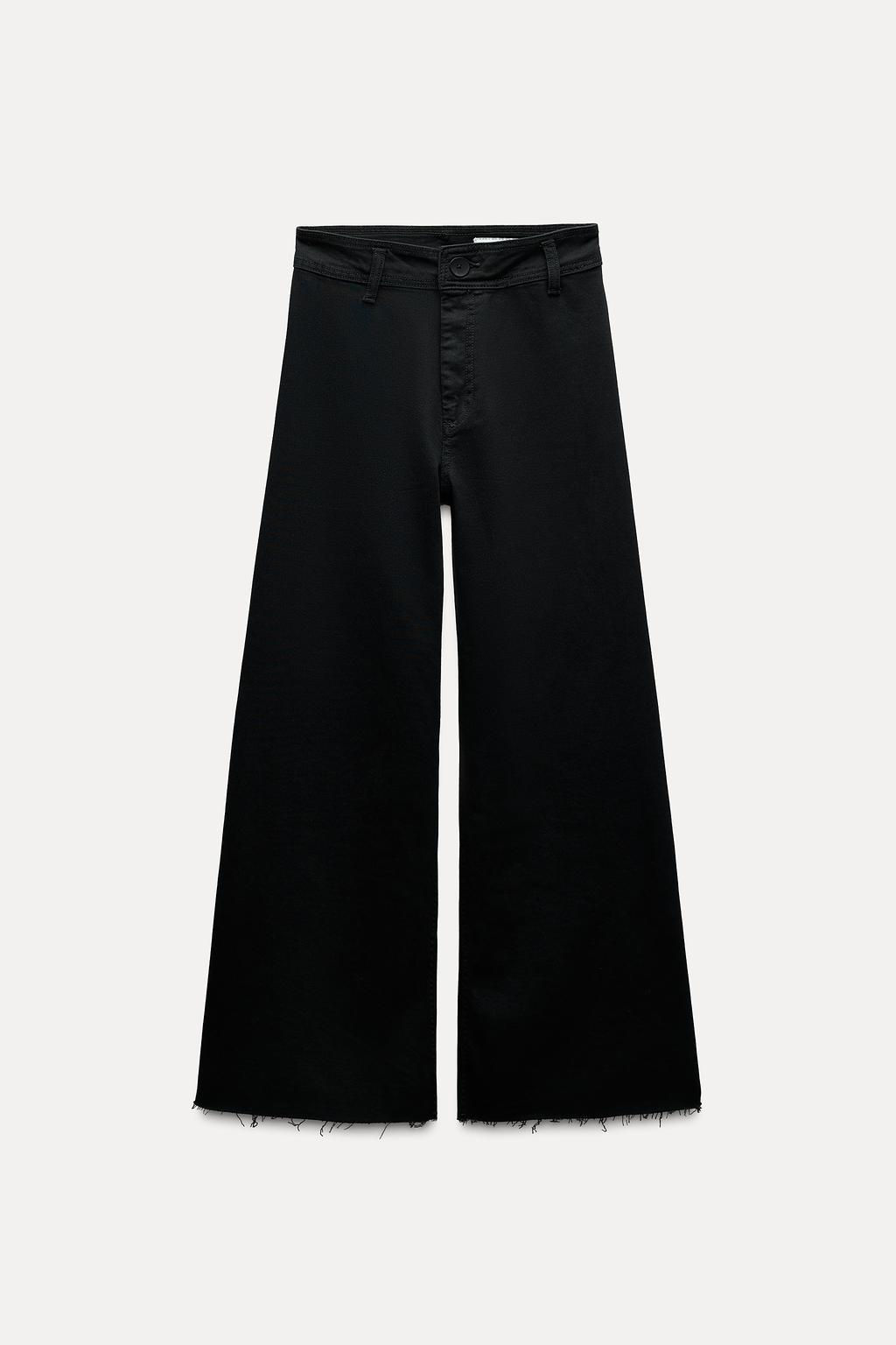 ZW COLLECTION HIGH-WAIST WIDE-LEG JEANS - Zara фото 7