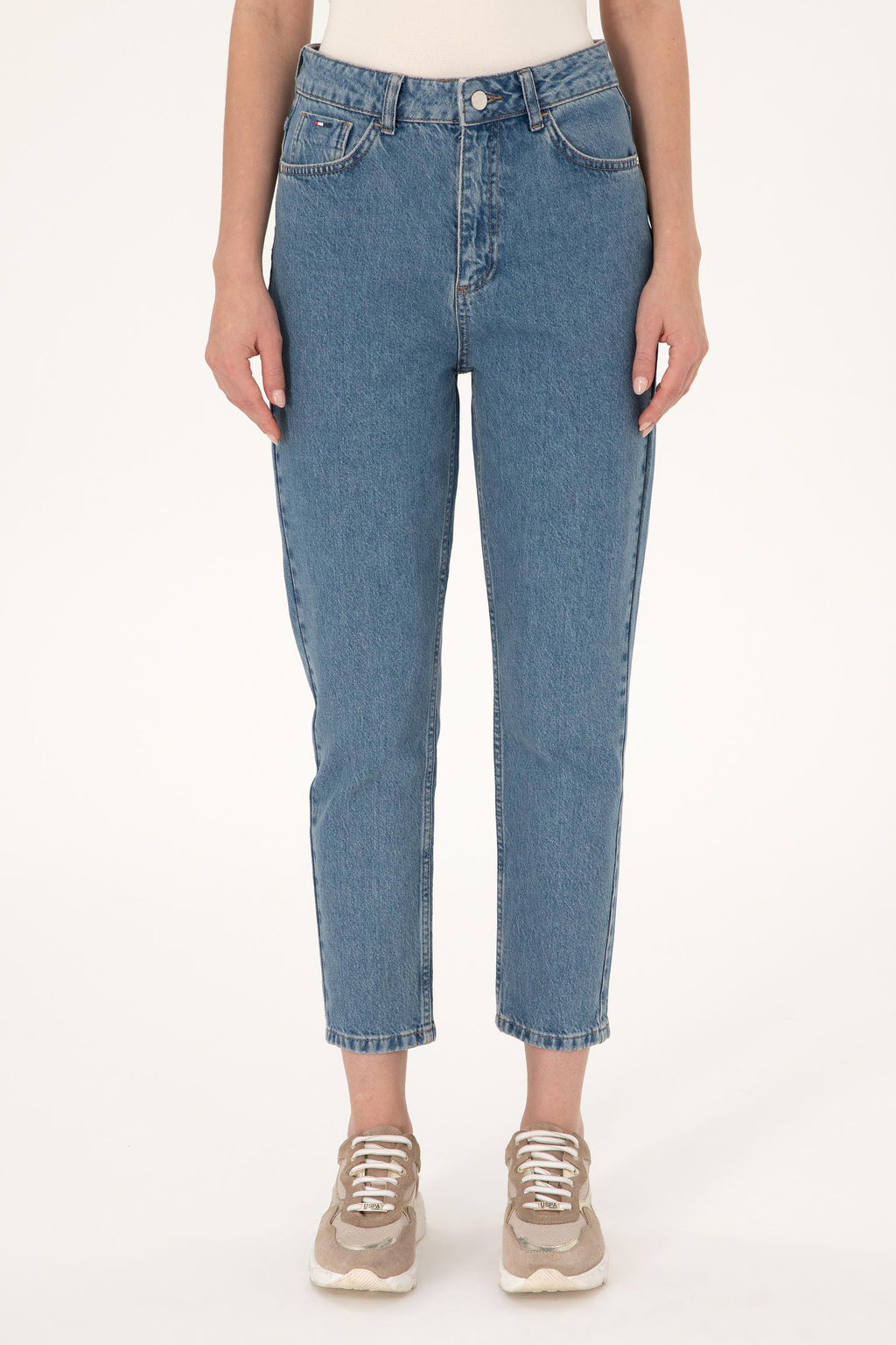 Женские черные джинсовые брюки Неожиданная скидка в корзине - U.s. polo assn фото 2