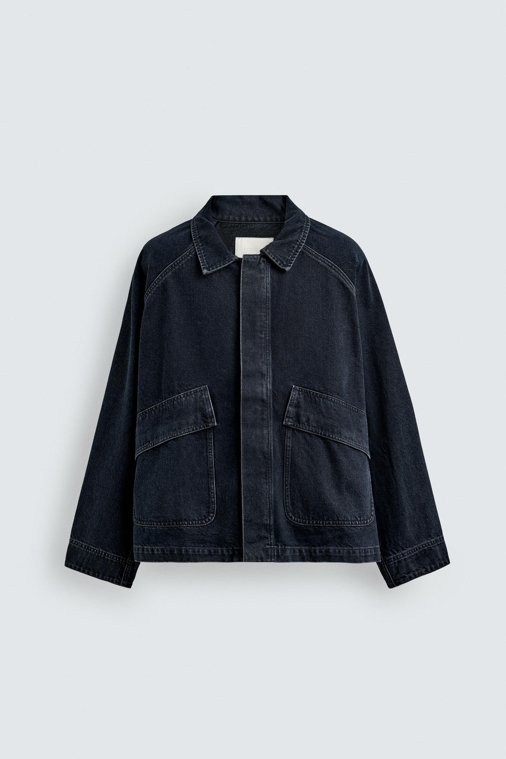 DENIM JACKET WITH POCKETS - Zara фото 8