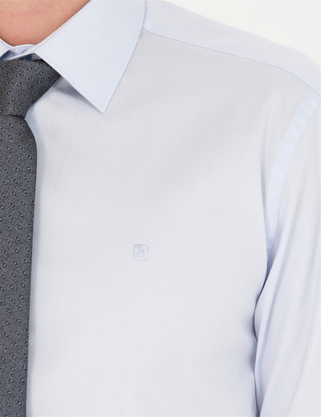 A__k Mavi Slim Fit Uzun Kollu Basic G_mlek