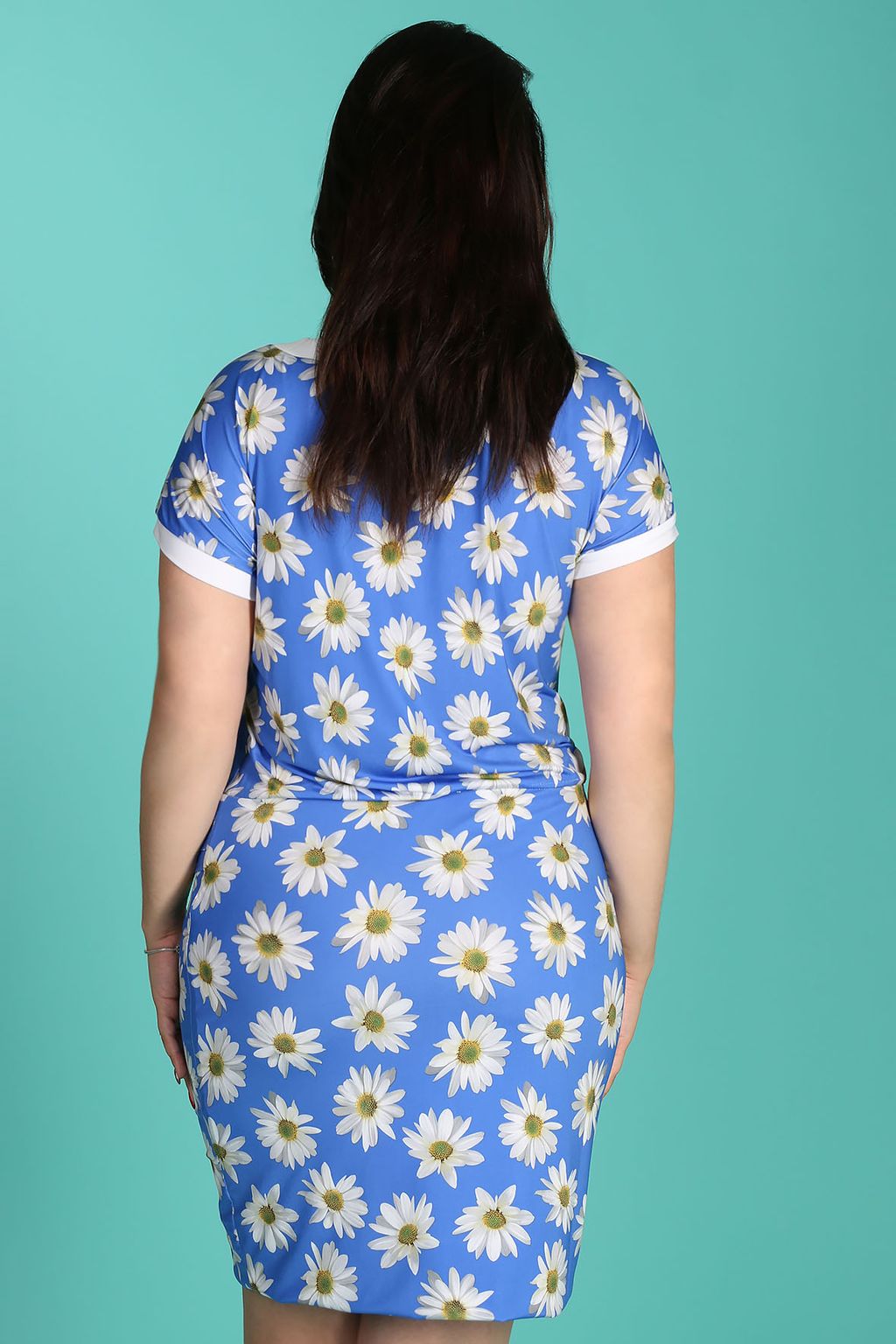 Платье с ромашками летнее из вискозы - Almond фото 2