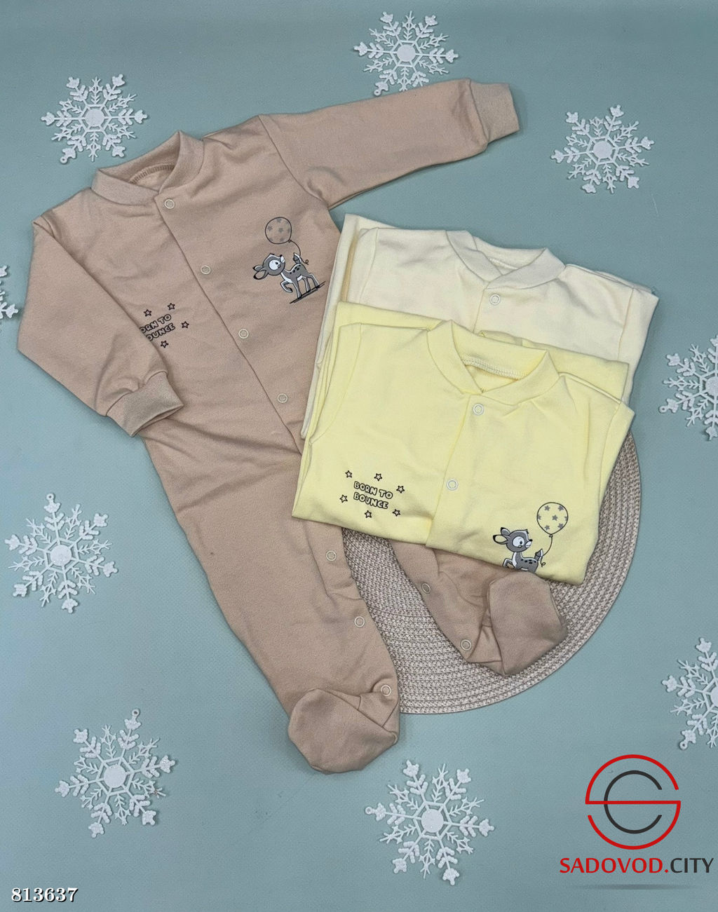 Комбинезоны из футера для малышей - Bruno фото 3