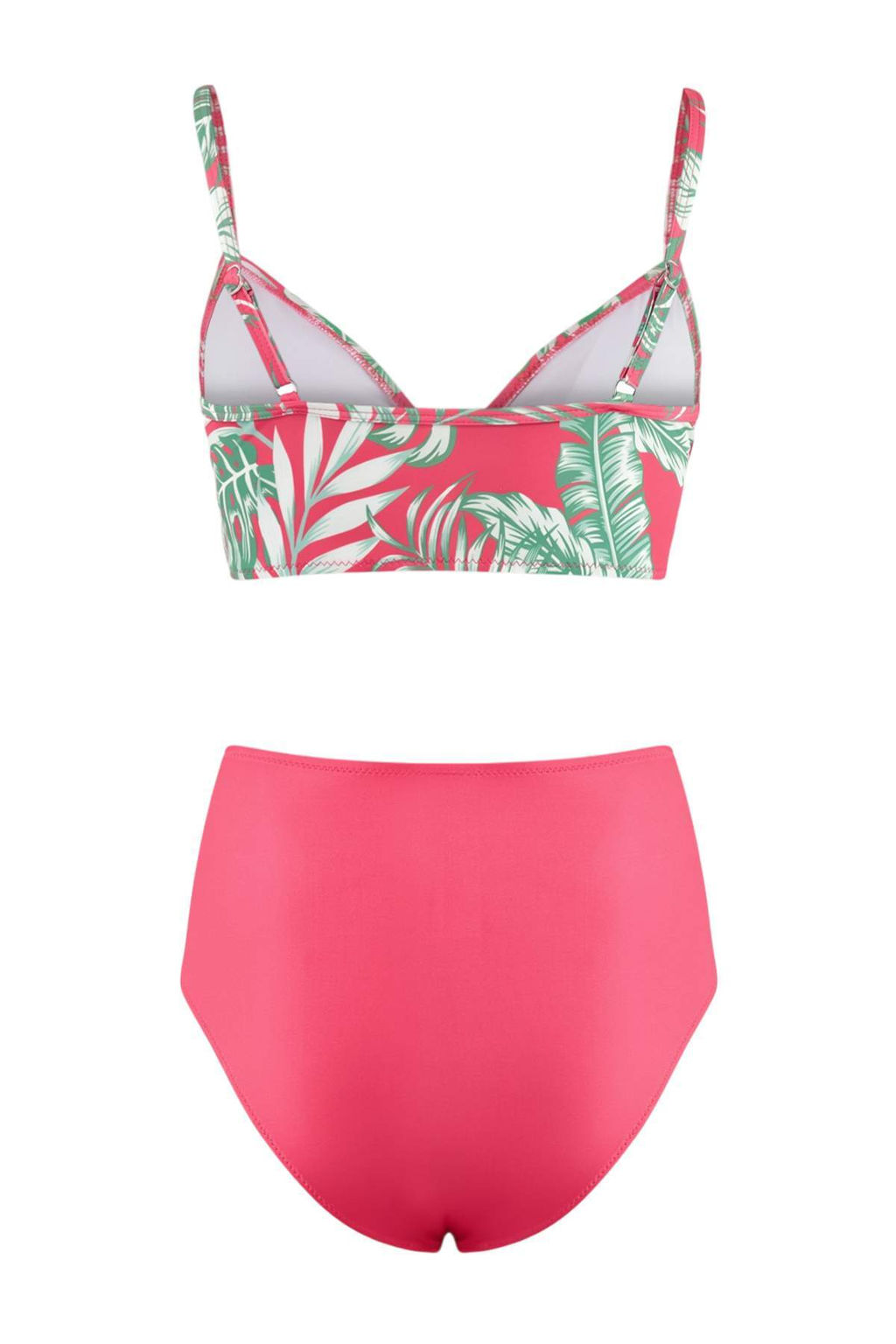 Tropikal Desenli Drapeli __gen Kapl_ Hipster Y_ksek Bel Bikini Tak_m_ TBESS25BT00202 - Trendyolmilla фото 2