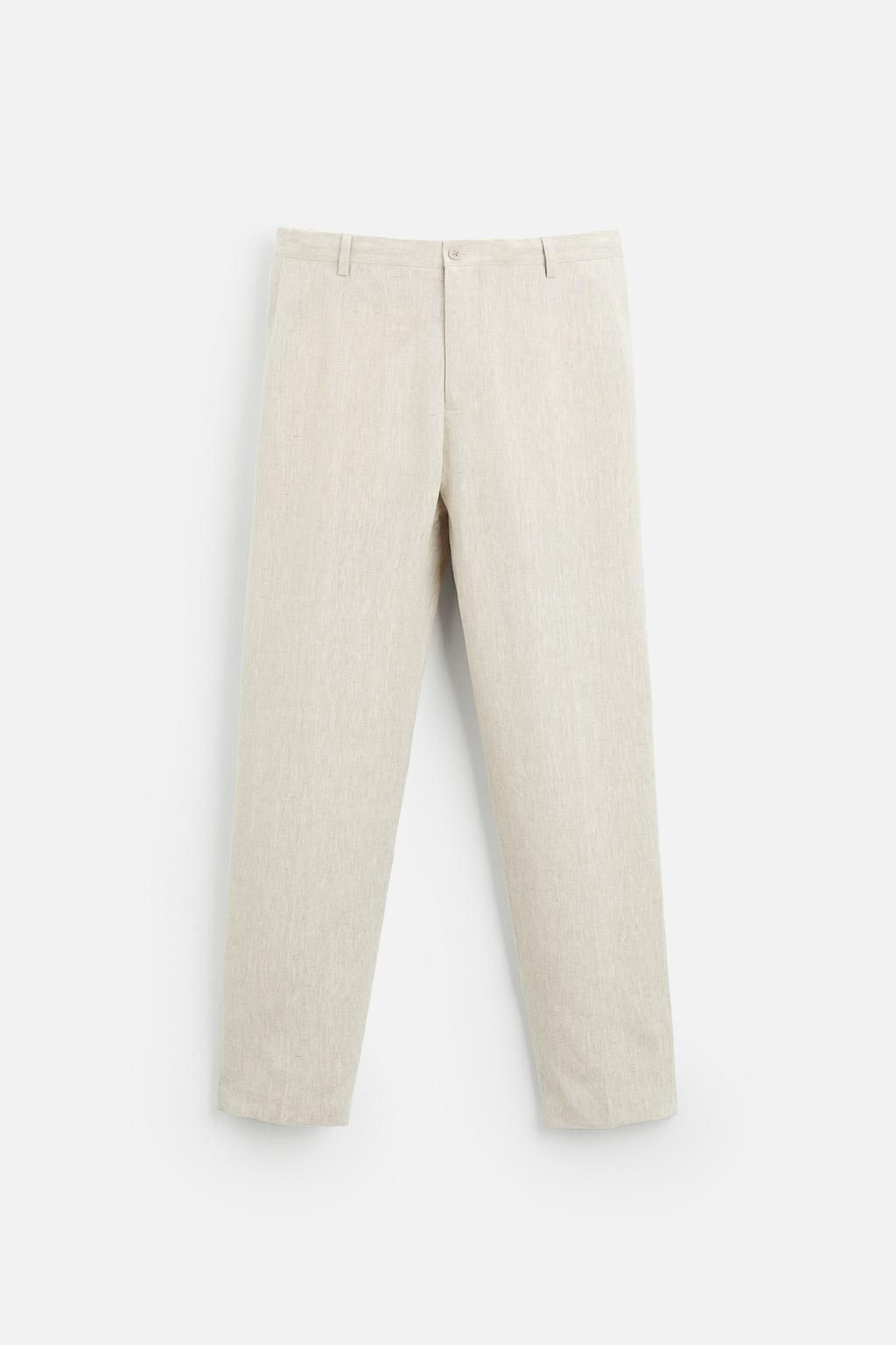 LINEN TROUSERS - Zara фото 24