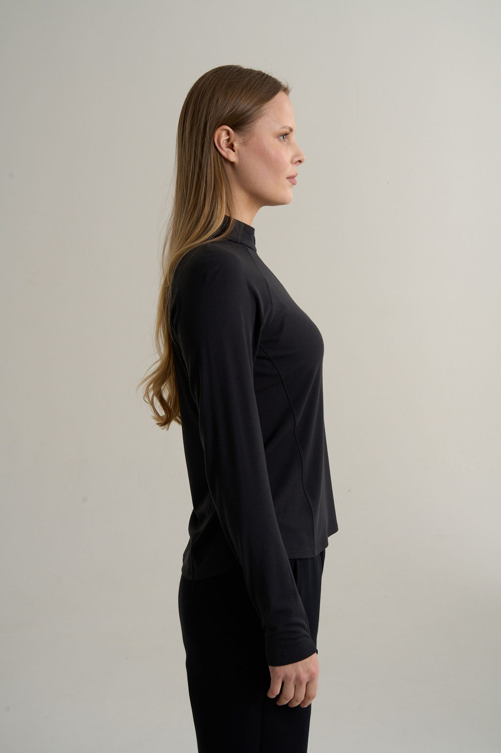 Лонгслив half-zip Черный ANTA RUNNING LS Tee