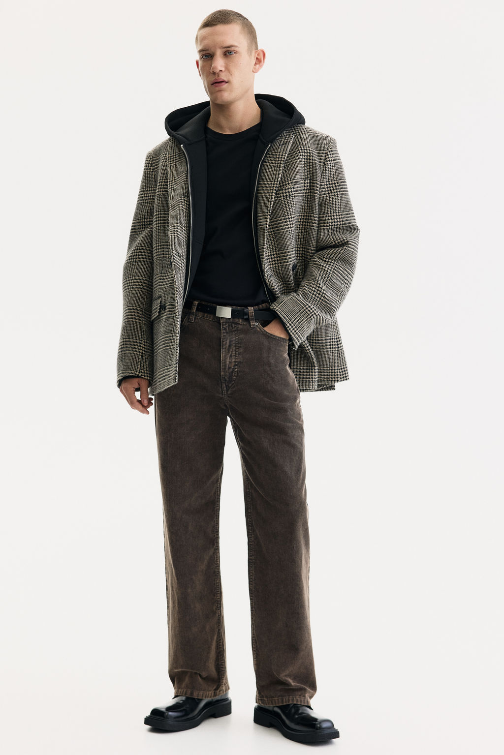 Pantal?n de pana Relaxed Fit - H&m фото 3