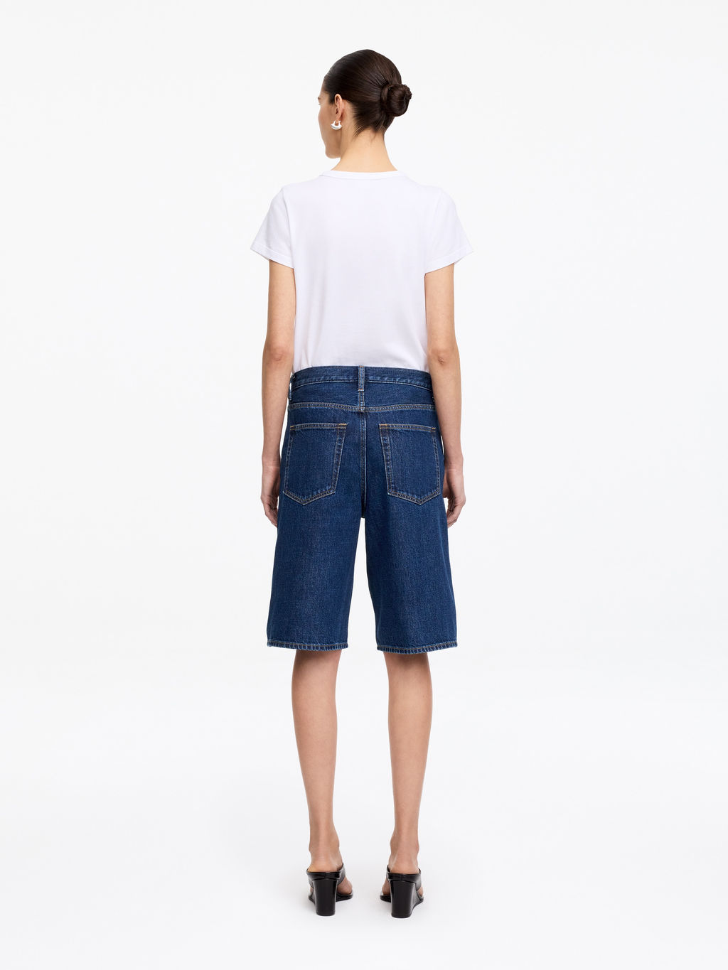 Pantalones cortos denim largos - H&m фото 6