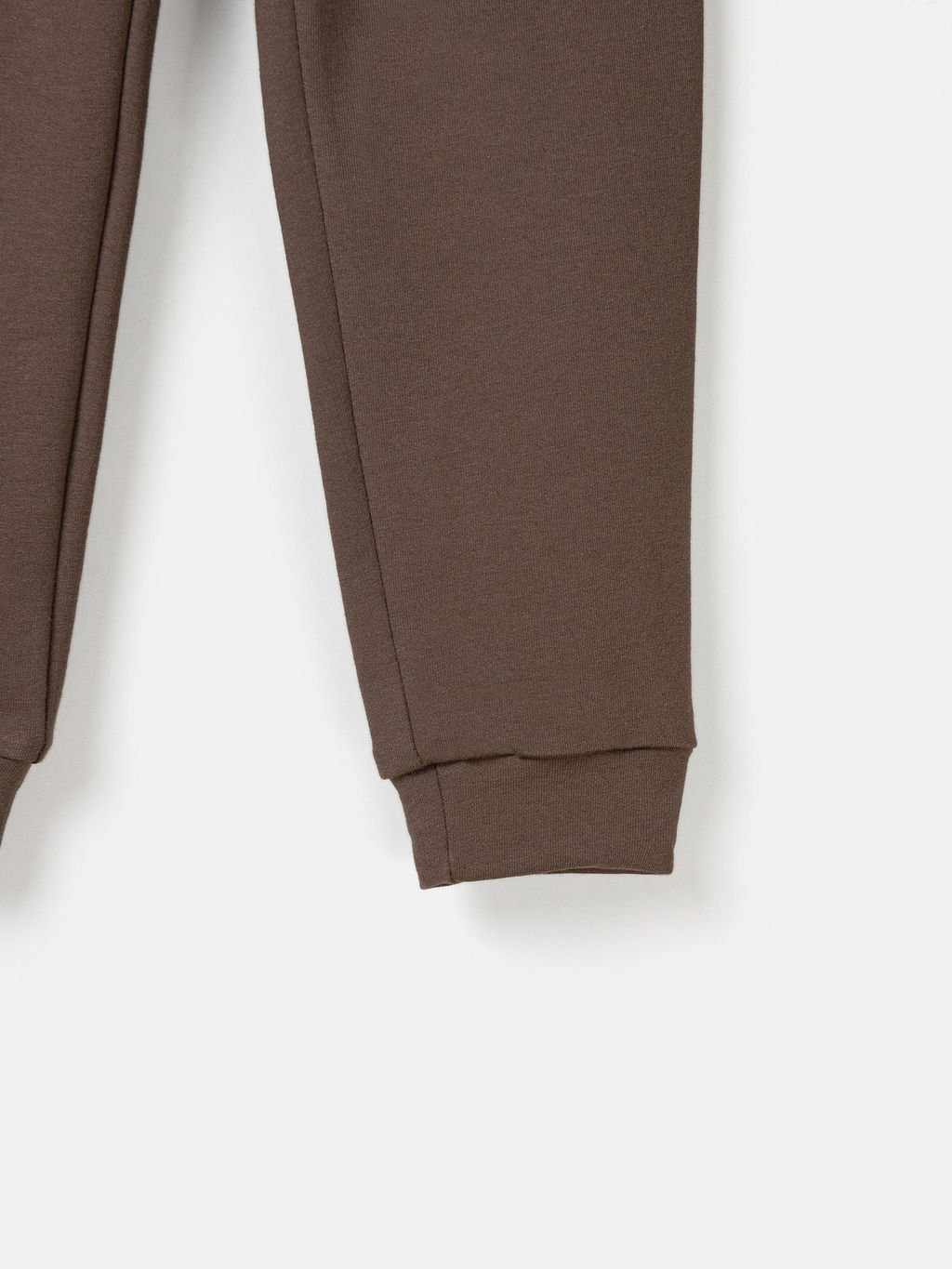 Джоггеры Темный шоколад с карманами утепленные - Bungly фото 5