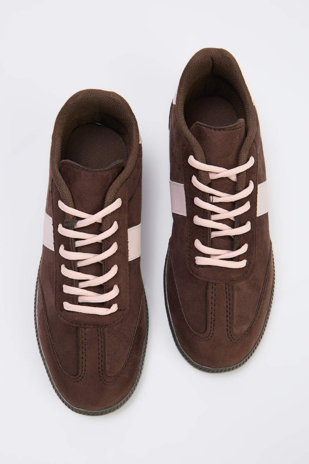 Kahverengi Suet Retro Bagc?kl? Kad?n Spor Ayakkab? TAKAW25SN00005