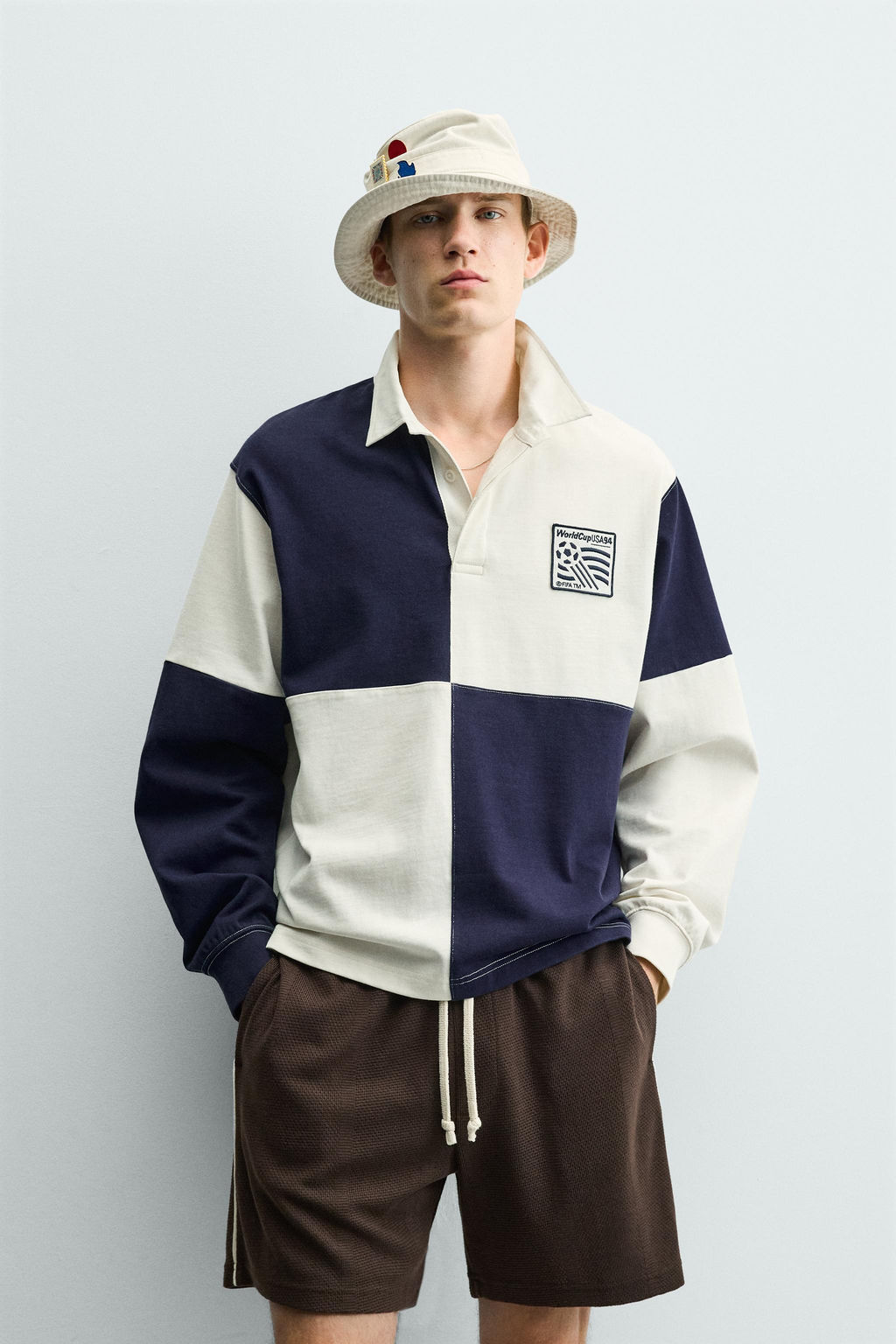 POLO COLOR BLOCK USA 94 FIFA WORLD CUP FIFA CLASSICS / Marino - Zara фото 2