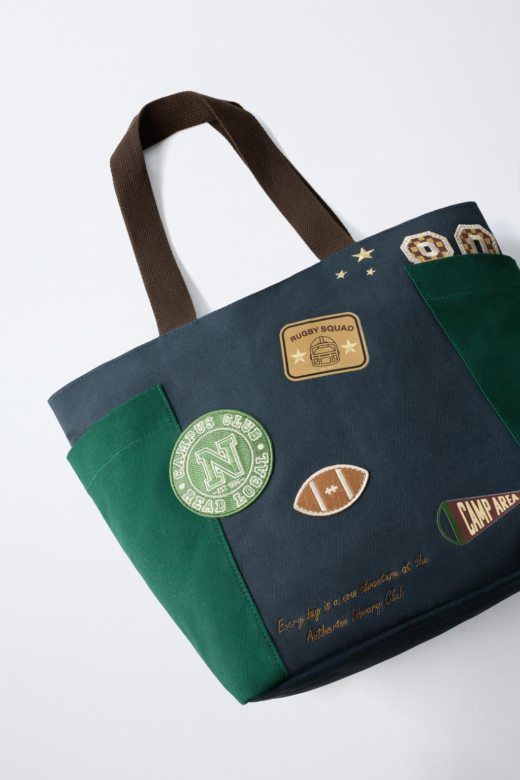 PATCHED TOTE BAG - Zara фото 3