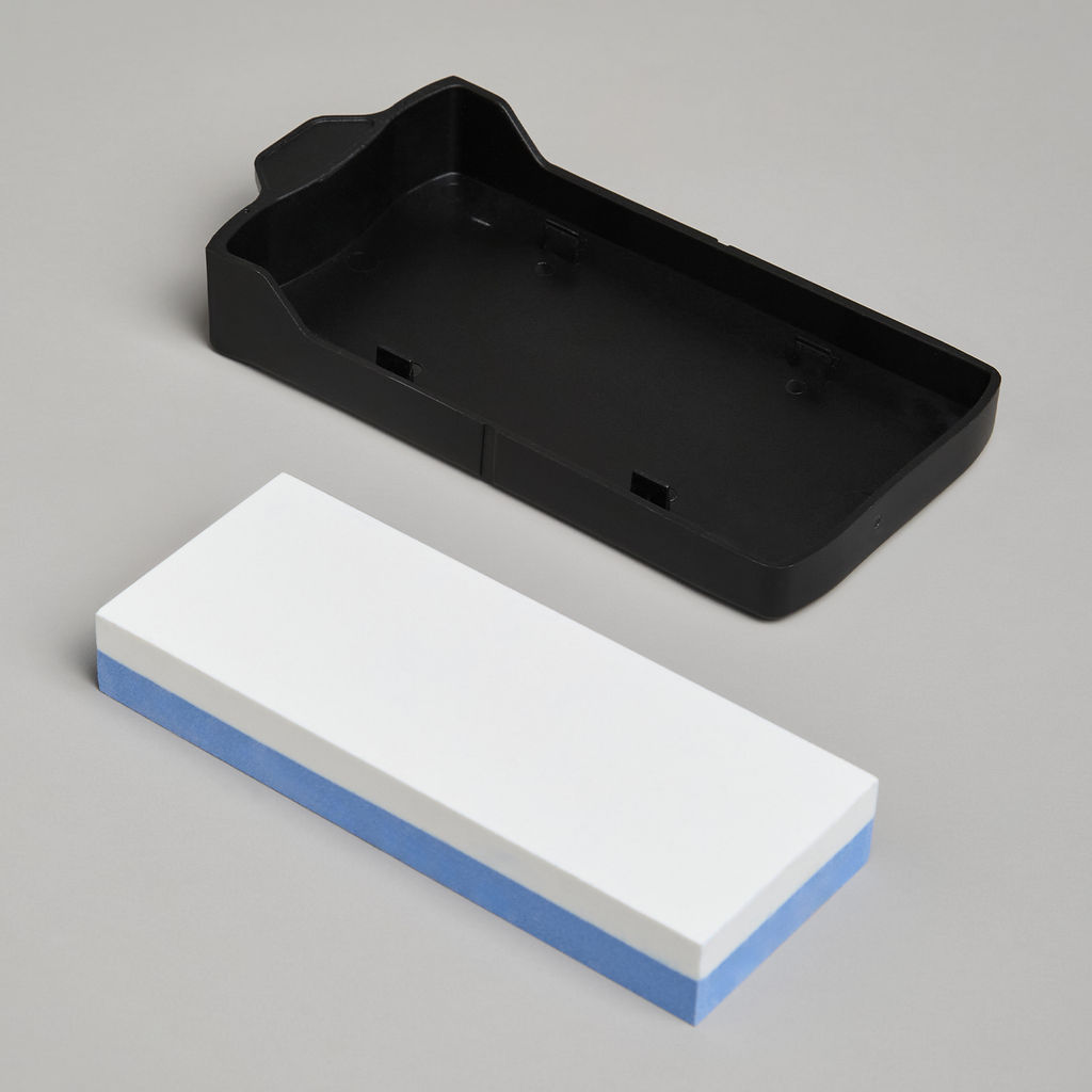 ПОДСТАВКА ДЛЯ НОЖЕЙ AGNESS С ТОЧИЛЬНЫМ КАМНЕМ 13,6*14,6*23 СМ фото 9