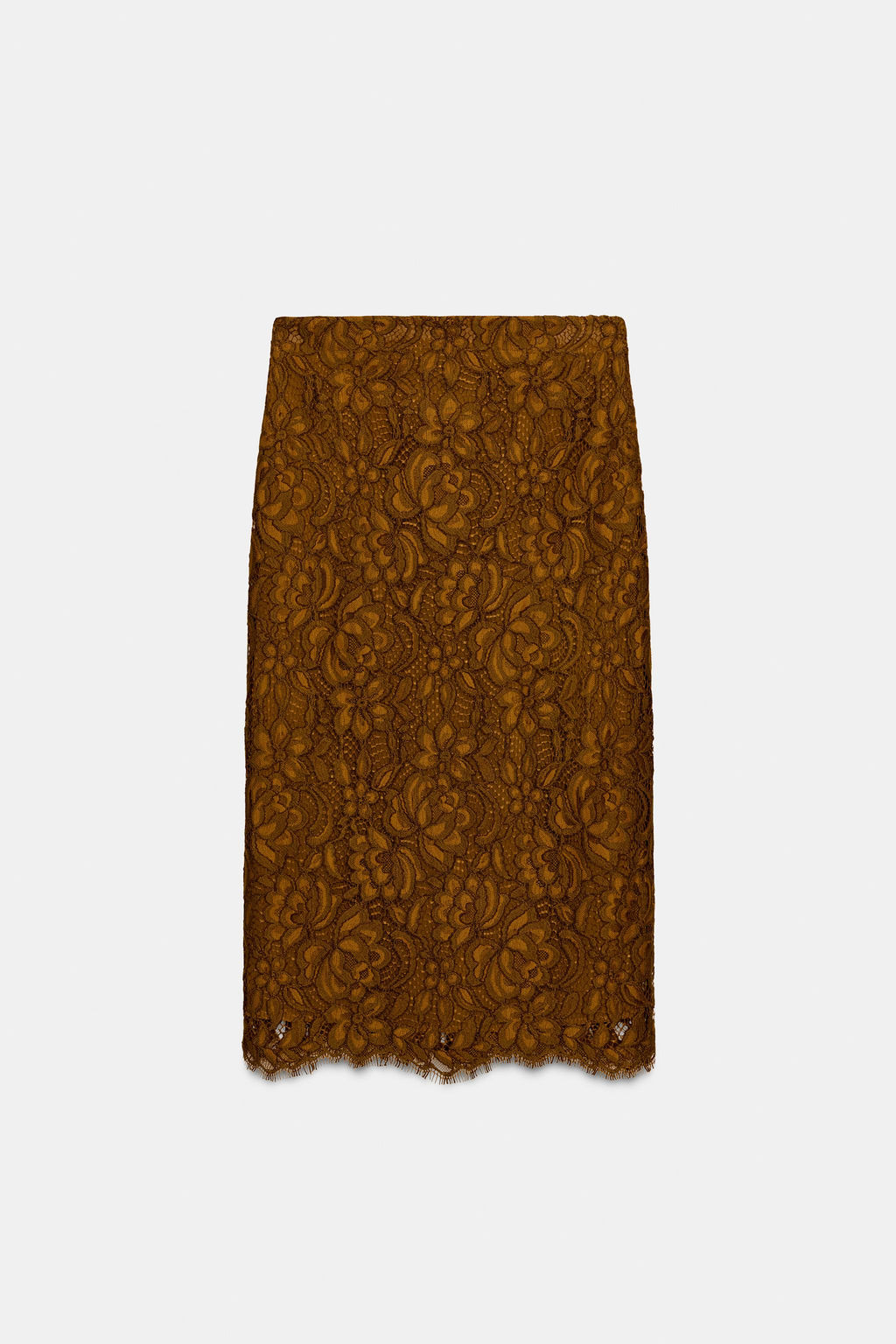 ZW COLLECTION LIMITED EDITION LACE MIDI SKIRT - Zara фото 6