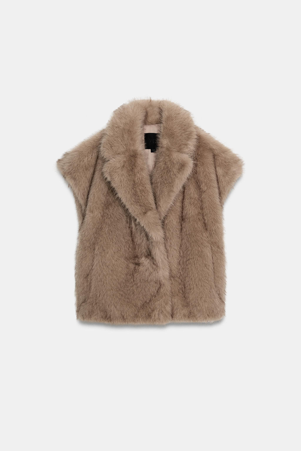 ZW COLLECTION LIMITED EDITION FAUX FUR WAISTCOAT - Zara фото 6
