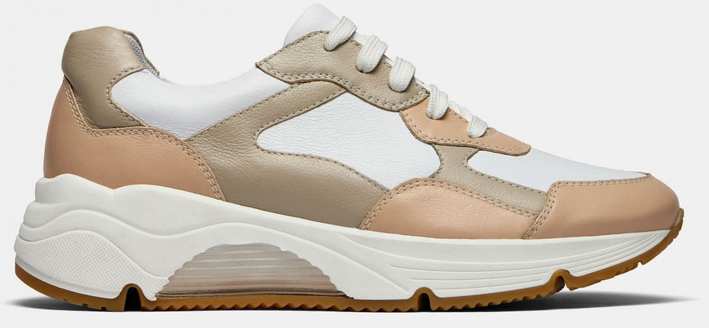 Кроссовки Ralf Ringer FALCO бежевые из натуральной кожи