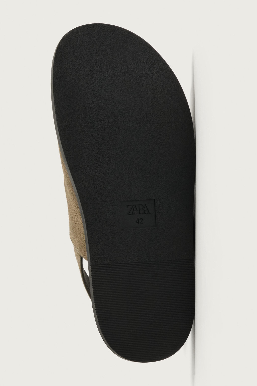 SANDALIA TIRAS PIEL / Gris Topo - Zara фото 4