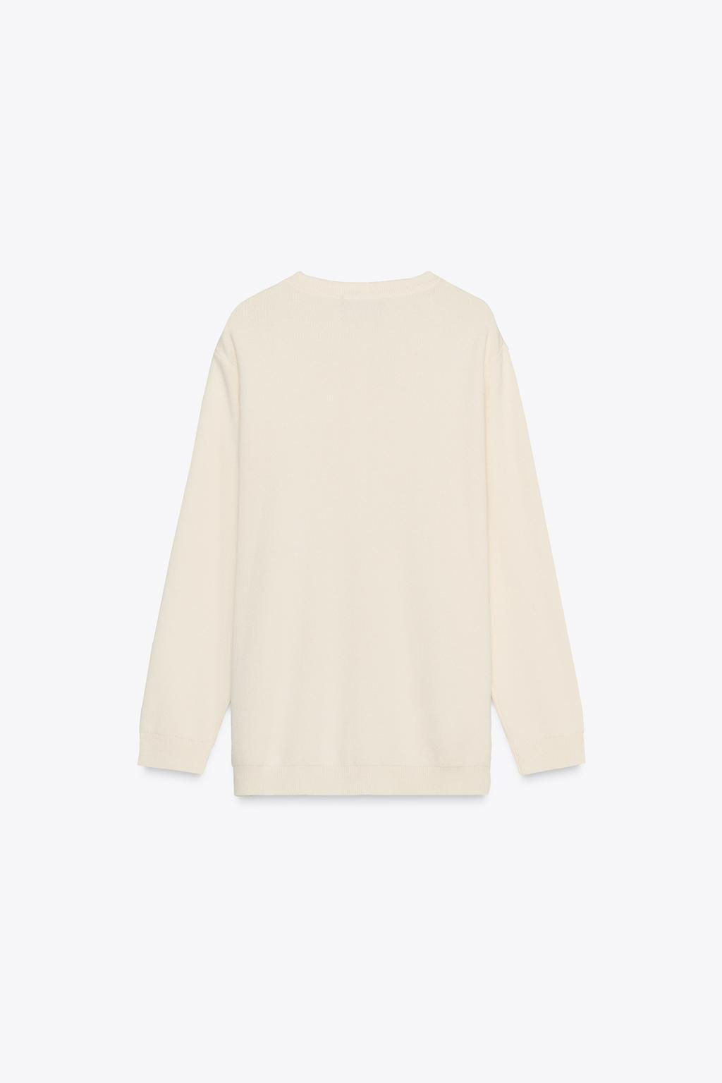 PLAIN KNIT CARDIGAN - Zara фото 5
