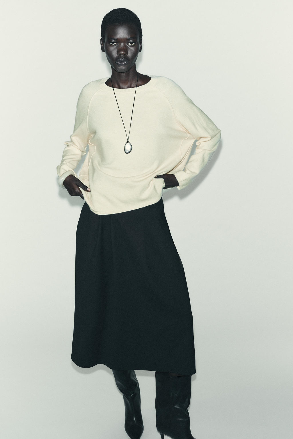 OVERSIZED KNIT JUMPER - Zara фото 2
