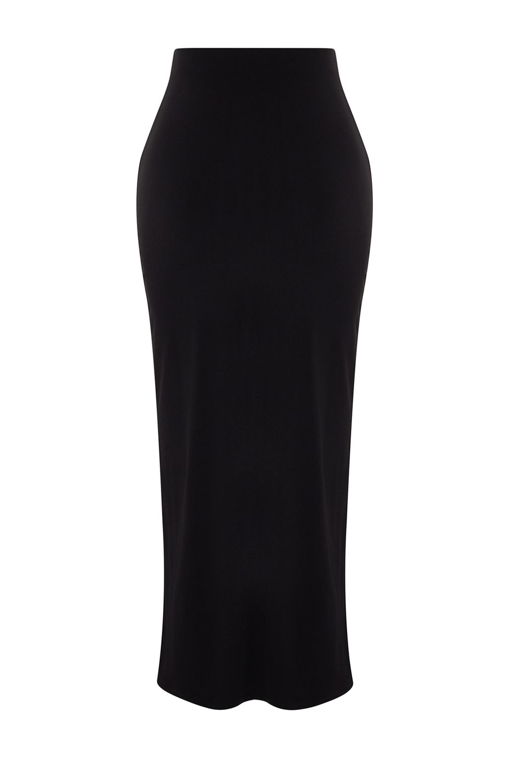 Plaj Giyim Siyah Dokuma Maxi Etek TBESS23ET00021