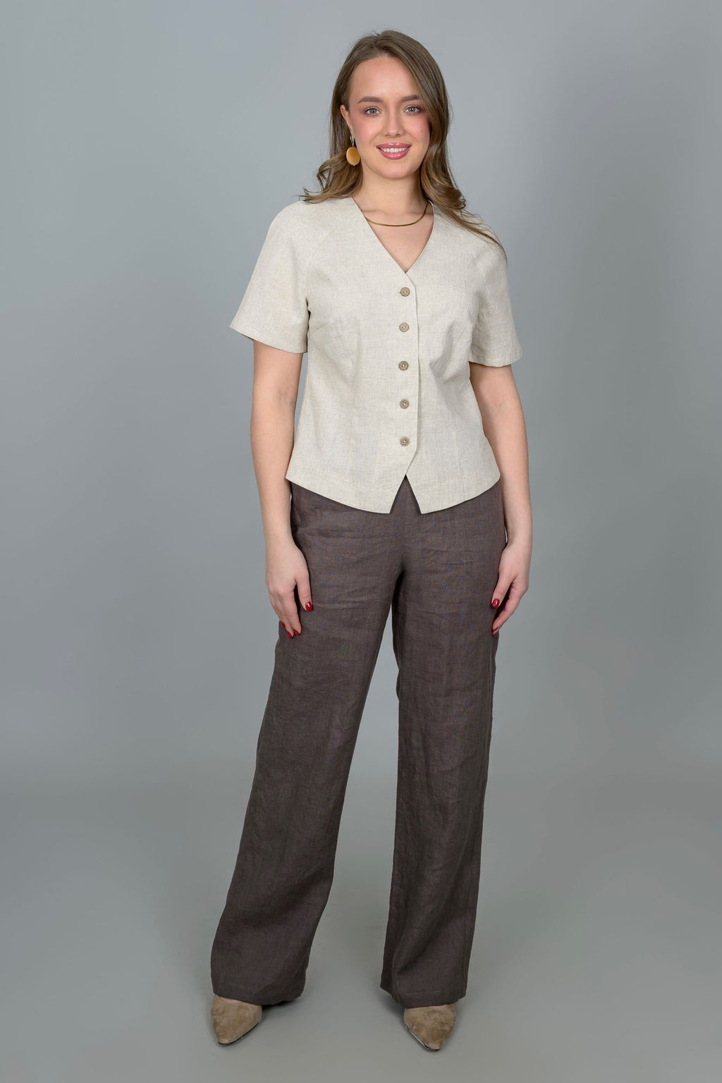 Брюки 100% лен