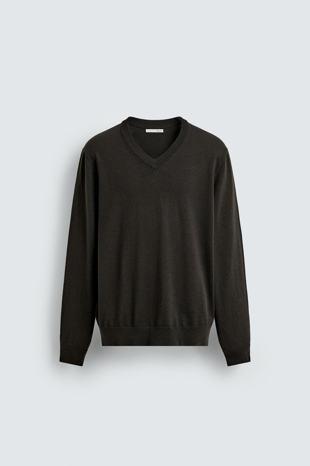 100% WOOL V-NECK JUMPER - Zara фото 15
