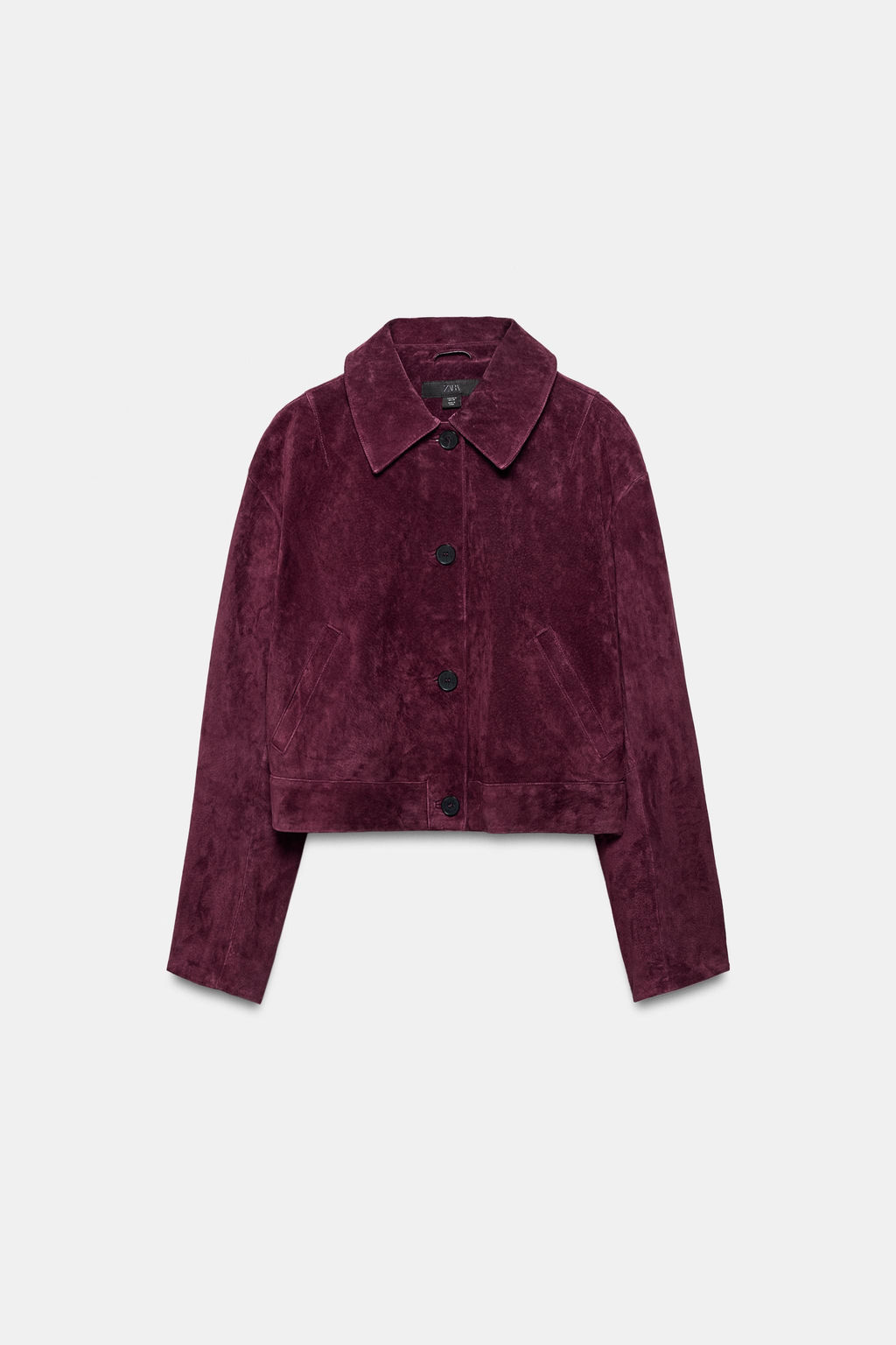 100% SUEDE LEATHER JACKET - Zara фото 15