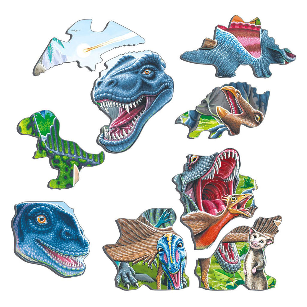 Пазл Счастливые динозавры, 43 эл. - Larsen фото 3