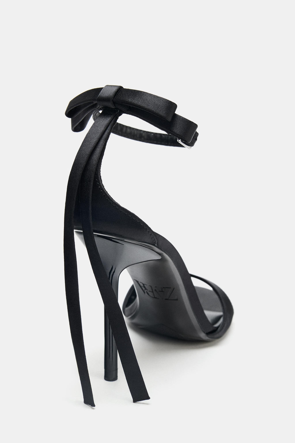 BOW ANKLE STRAP SANDALS - Zara фото 7