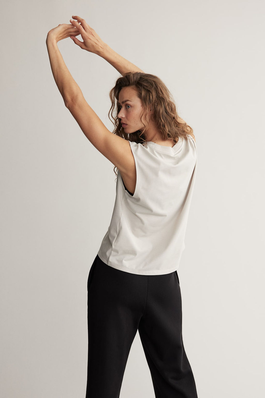 Camiseta de deporte sin mangas en DryMove - H&m фото 4