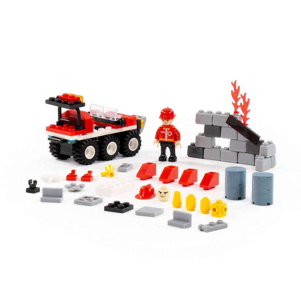 Конструктор Классик Пожарная служба-1.7 (119 элементов) (в коробке) - Полесье фото 9