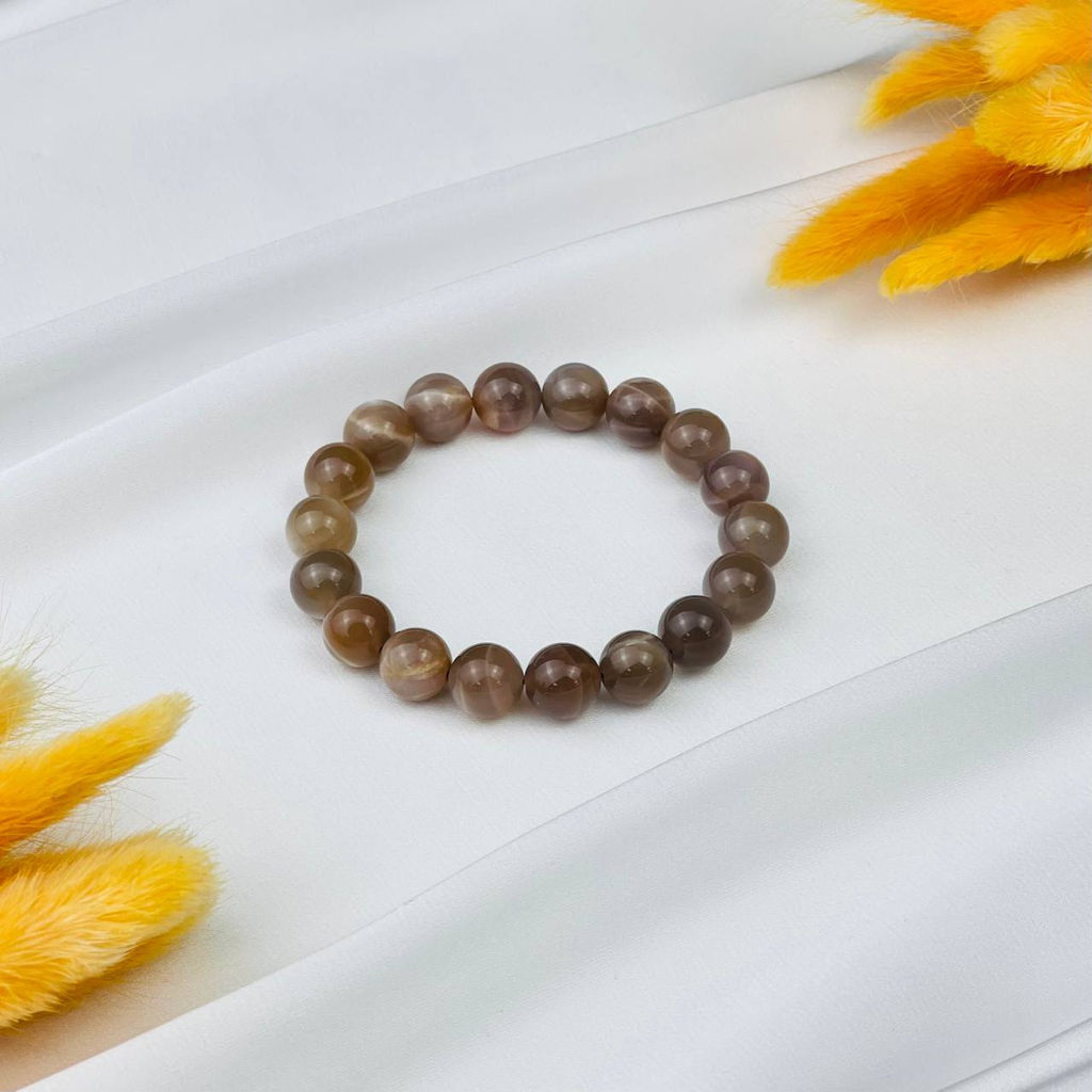 Браслет из Лунного камня 17 см - Радуга самоцветов фото 2