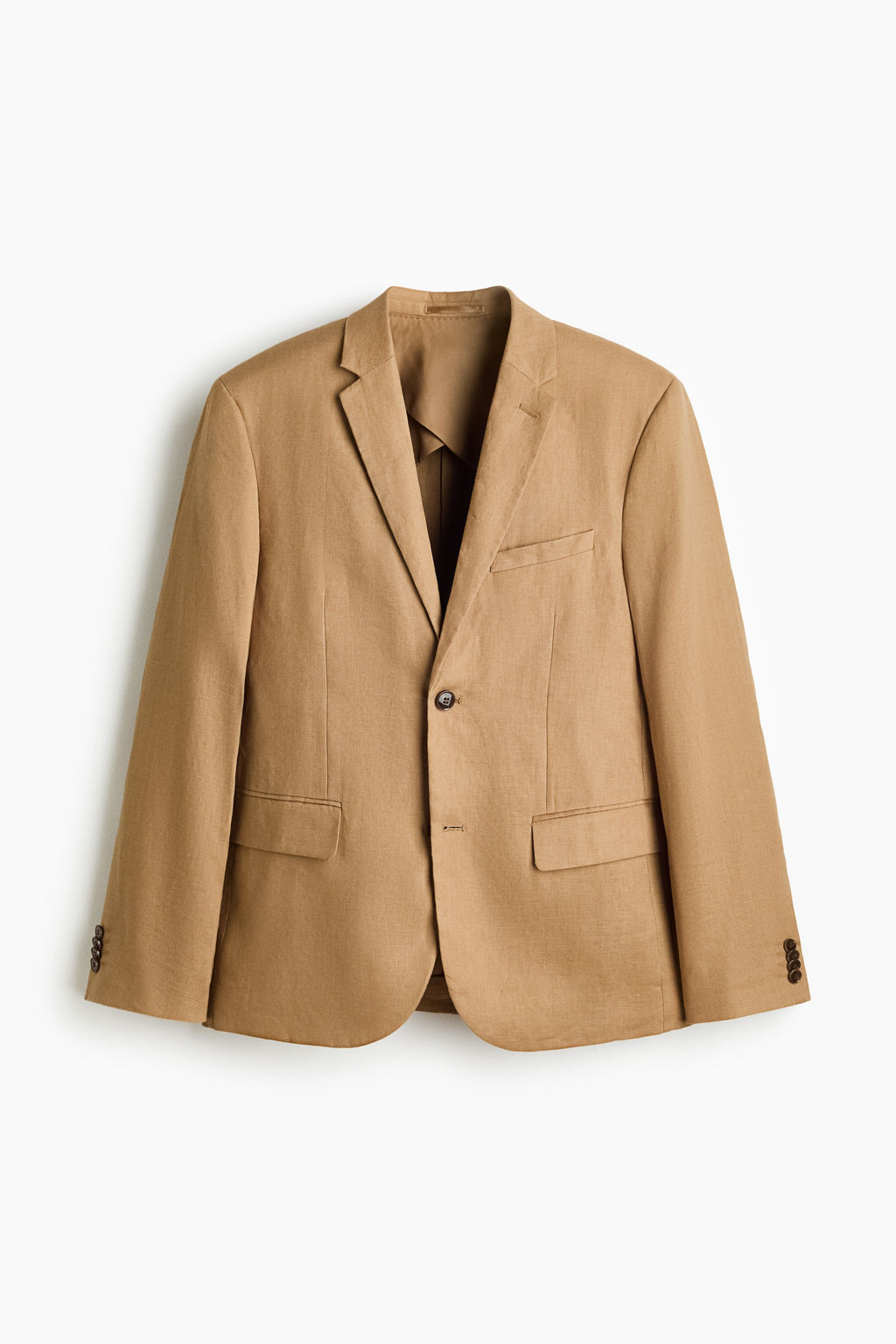 Americana de lino Slim Fit - H&m фото 4