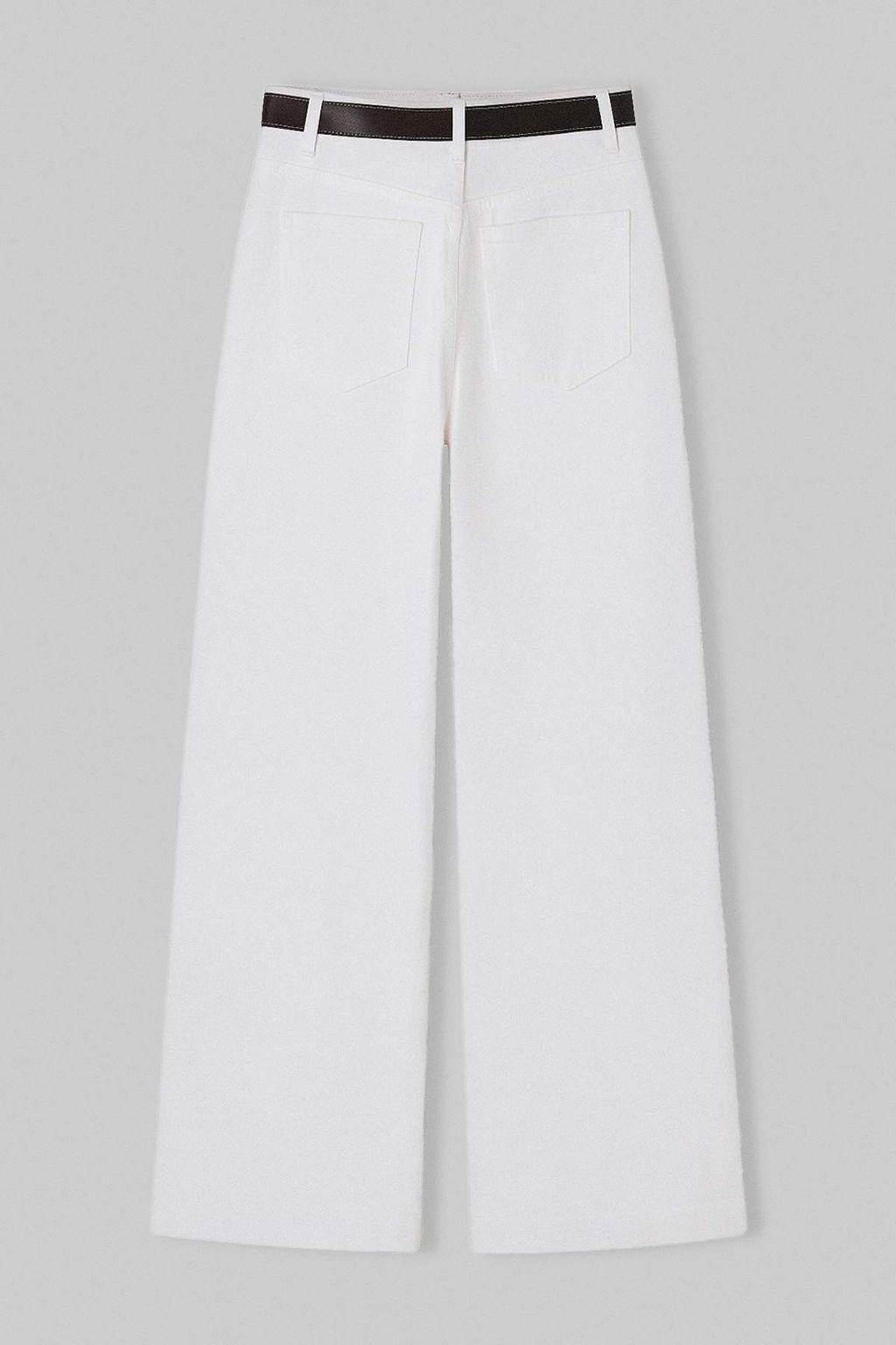 Beyaz Yuksek Bel Orta Esnek Wide Leg Jeans TWOSS26JE00211 - Trendyolmilla фото 2