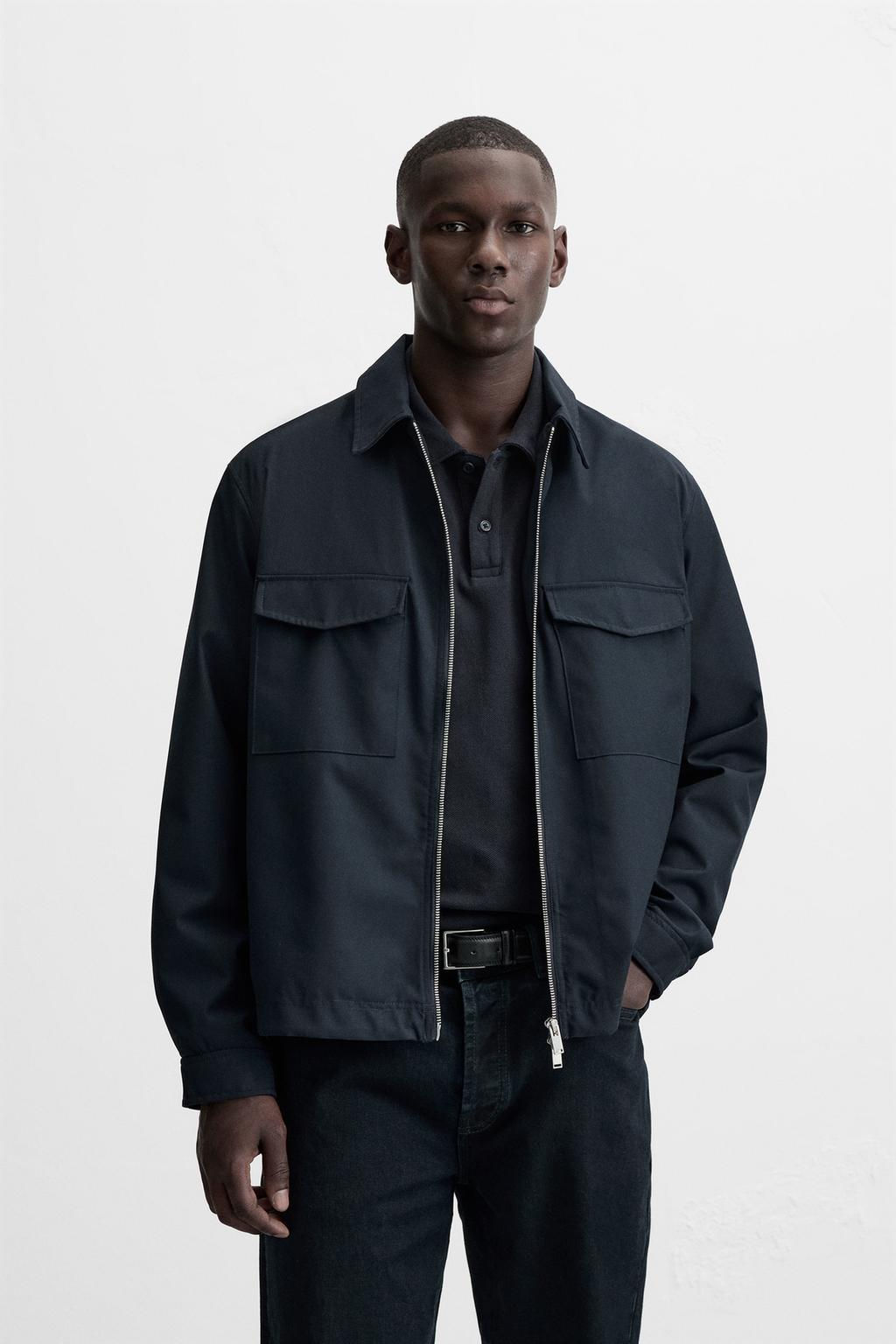 PADDED REGULAR FIT OVERSHIRT - Zara фото 10