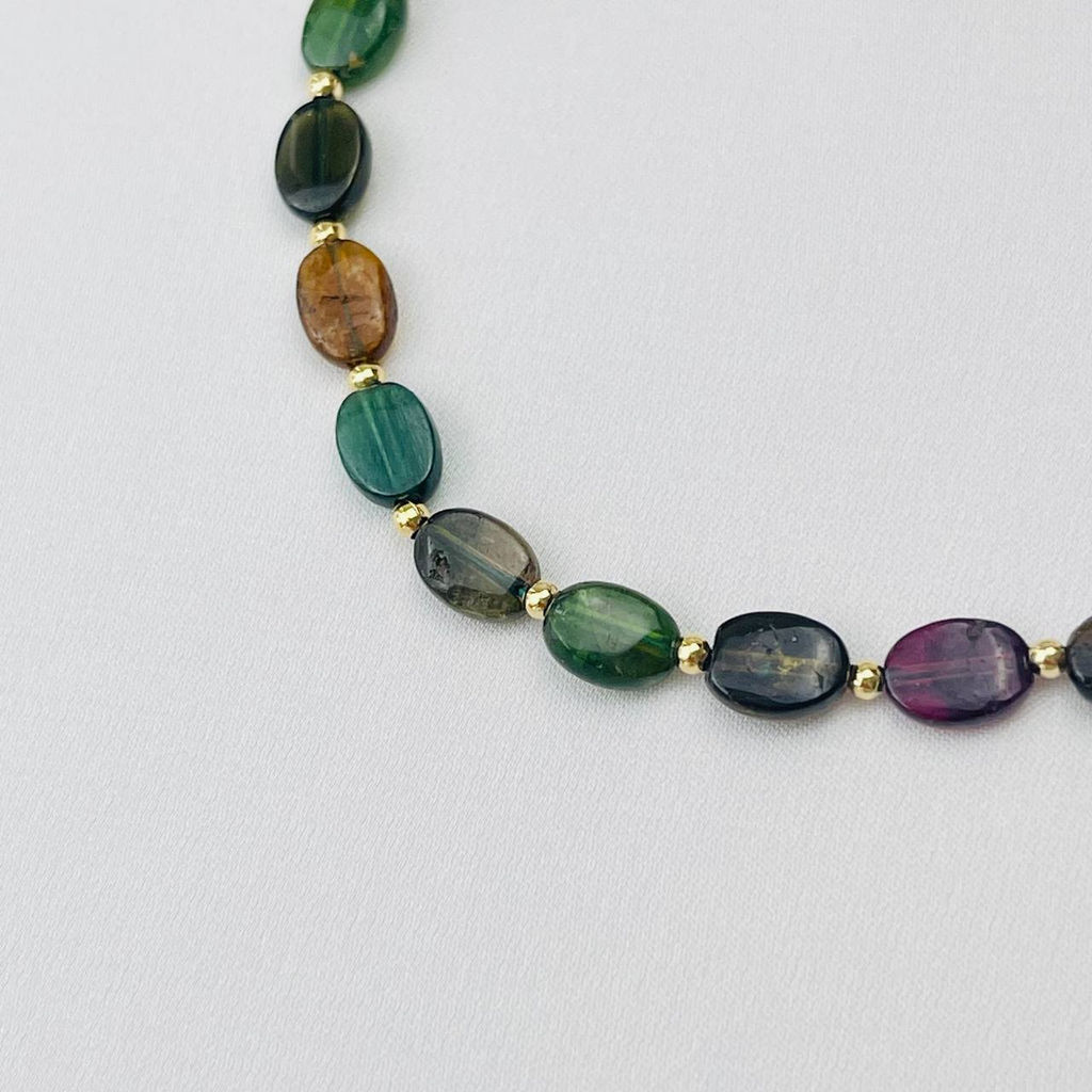 Браслет из Турмалина микс 18 см +