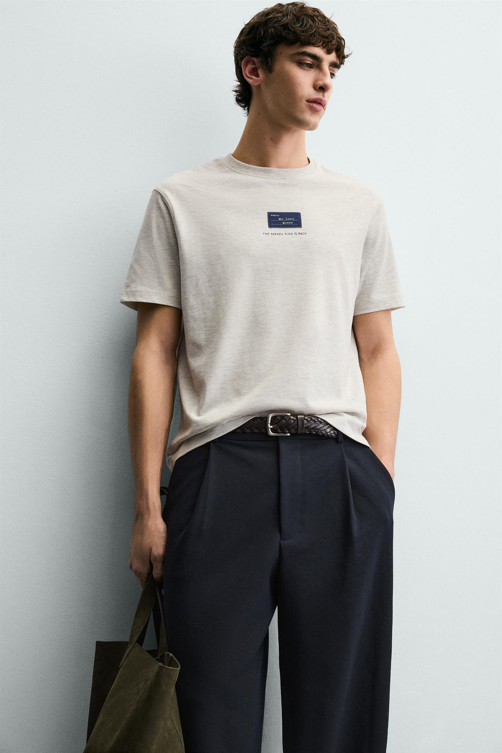 CONTRAST PRINT T-SHIRT - Zara фото 13