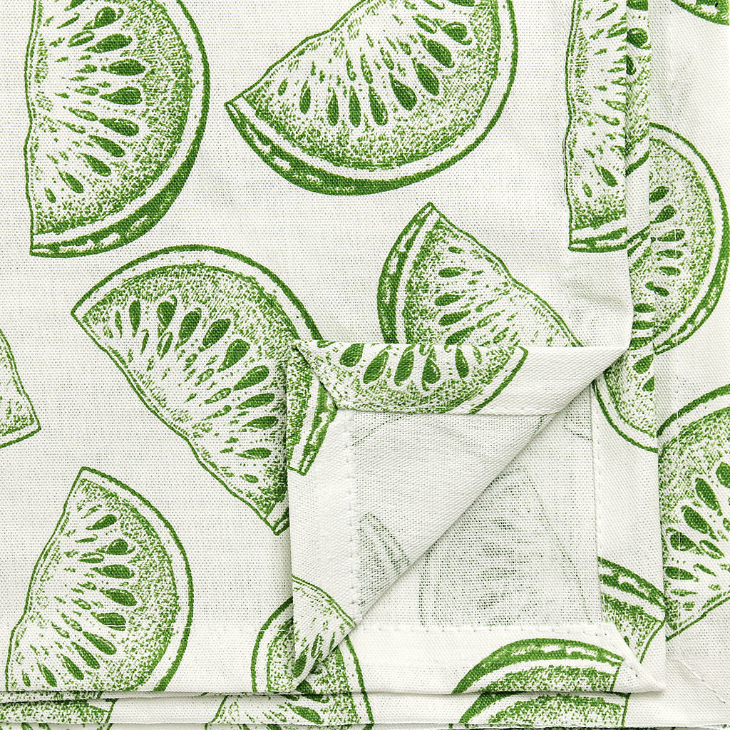 Скатерть 150х145см Астурия зеленый, длина стола до 110см, на 4 персоны, рогожка (хлопок 100%) 171г/м2, упаковка классическая, пакет ПВХ 28х41см, Домашняя мода (Россия)  фото 3