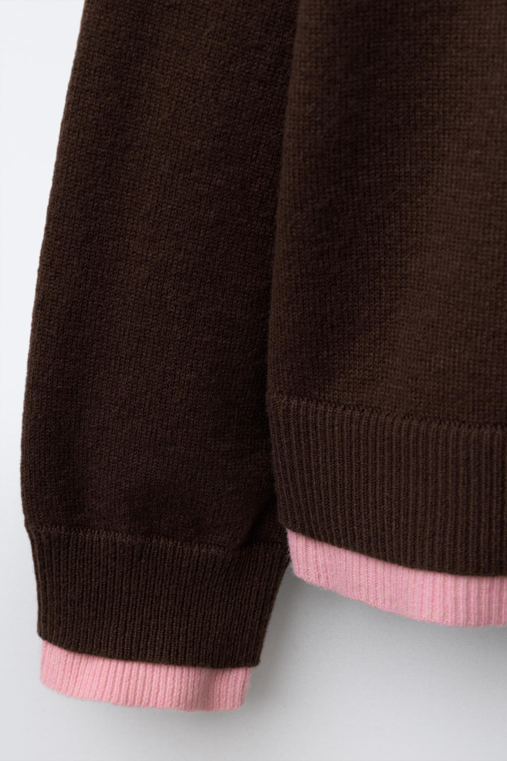 DOUBLE LAYER TRIM KNIT SWEATER - Zara фото 4