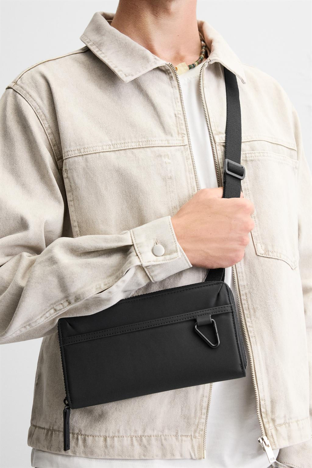 XL RUBBERISED WALLET - Zara фото 2