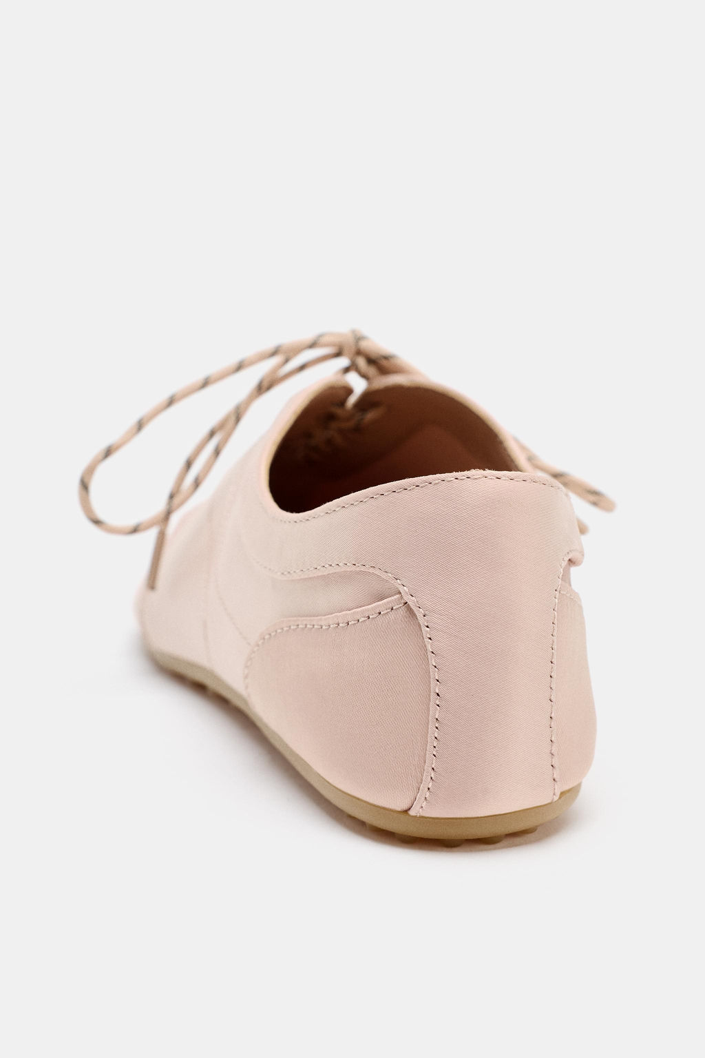 LACE-UP SPORTY BALLET FLATS - Zara фото 5
