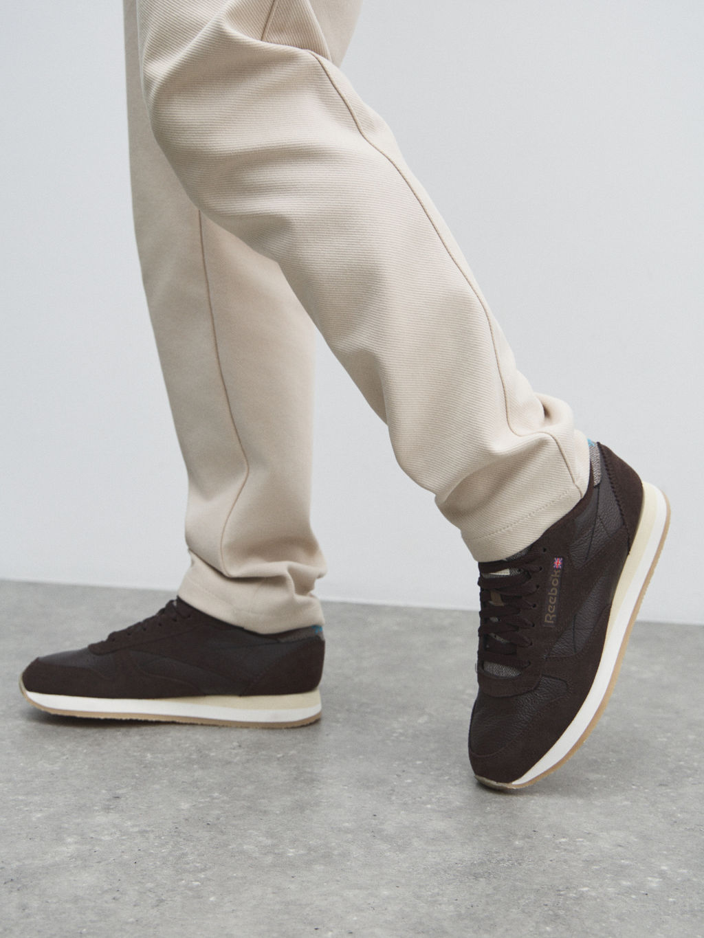 Кроссовки REEBOK CLASSIC LEATHER 1983 VINTAGE Артикул 4494217, темно-коричневый