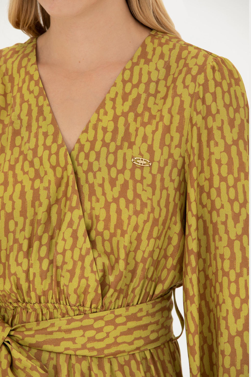 Kad_n Neon Sar_ Dokuma Elbise - U.s. polo assn фото 7