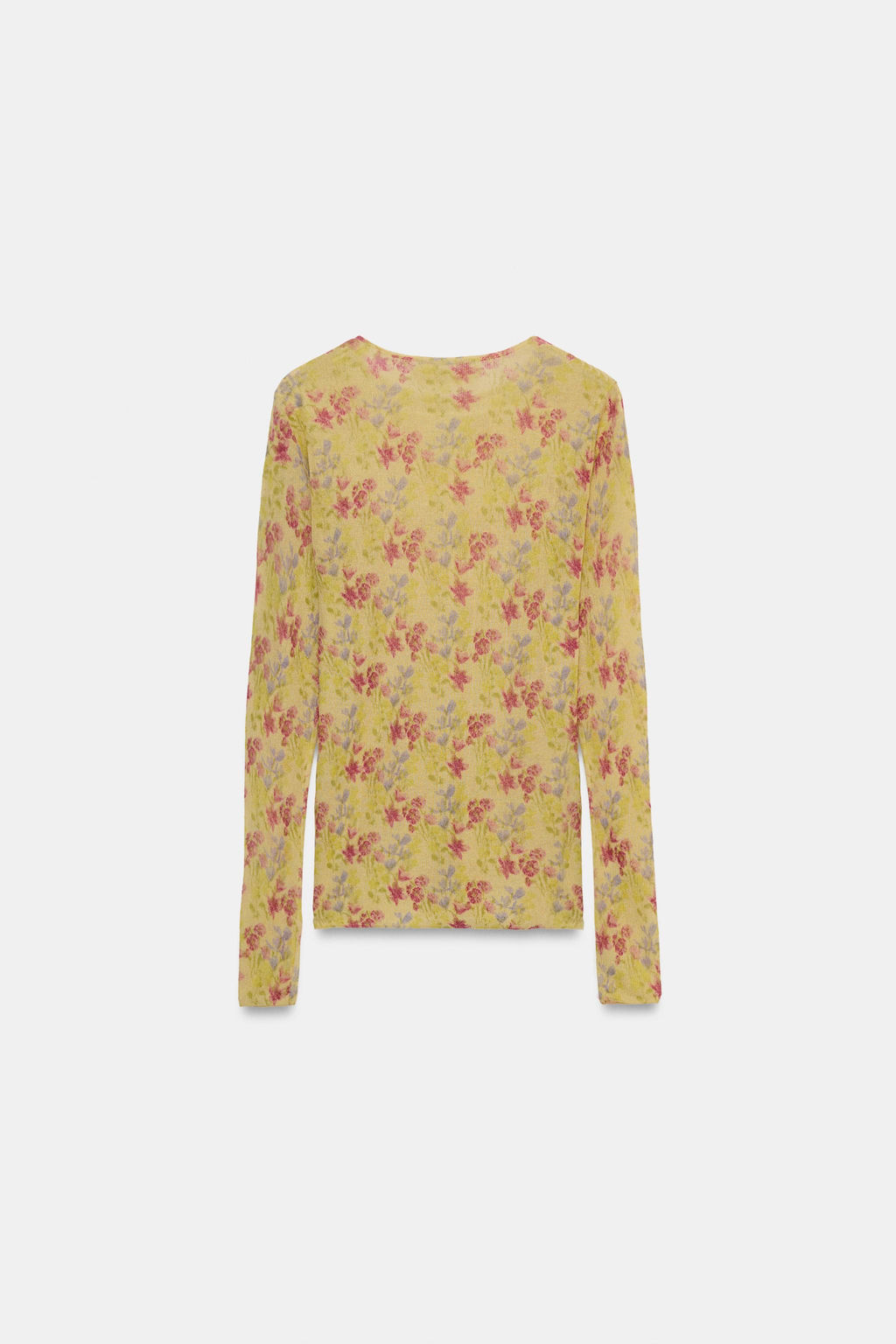 TOP PUNTO ESTAMPADO FLORAL / Multicolor - Zara фото 6